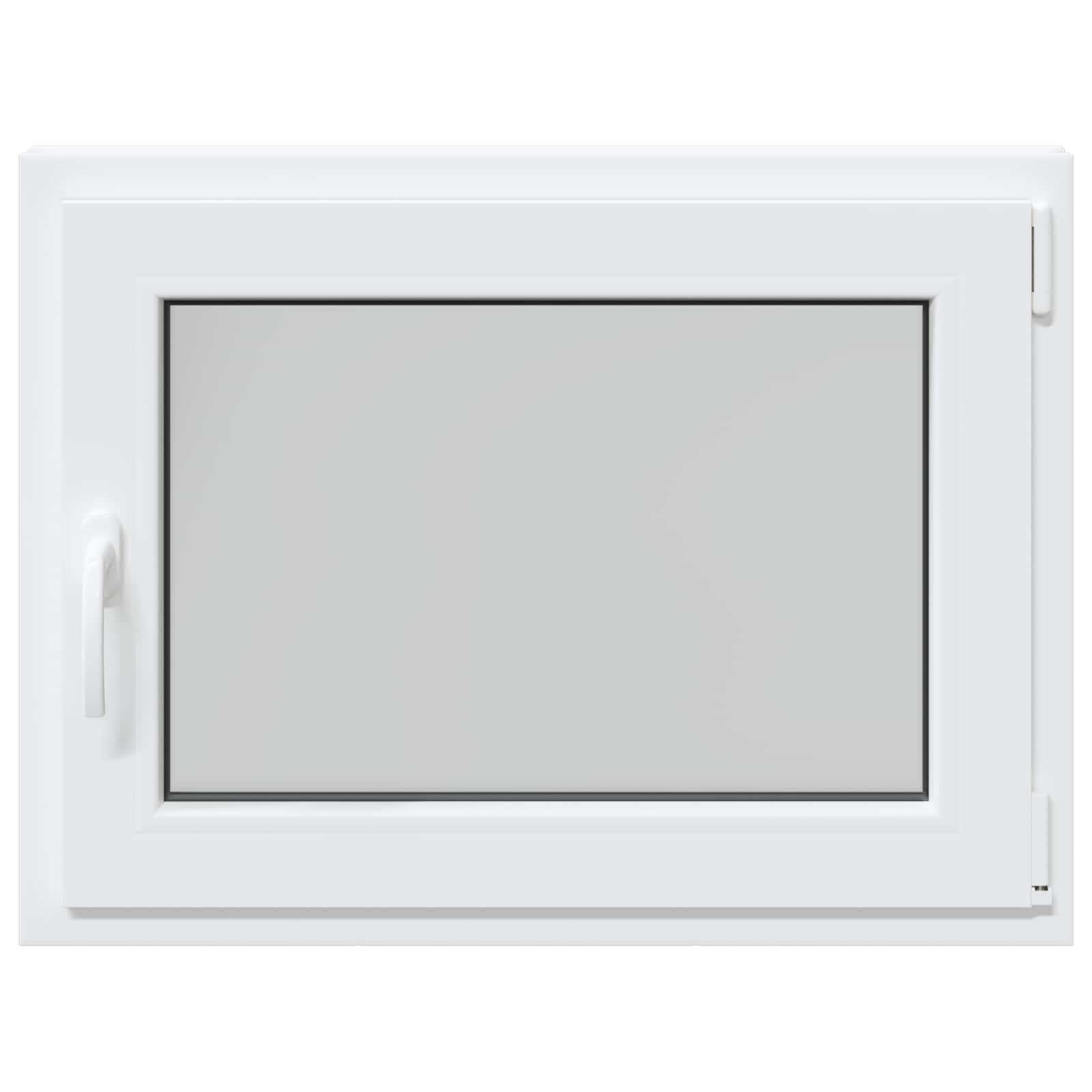 Prozor za podrum RISOR 80 x 50 cm PVC i staklo Bijela