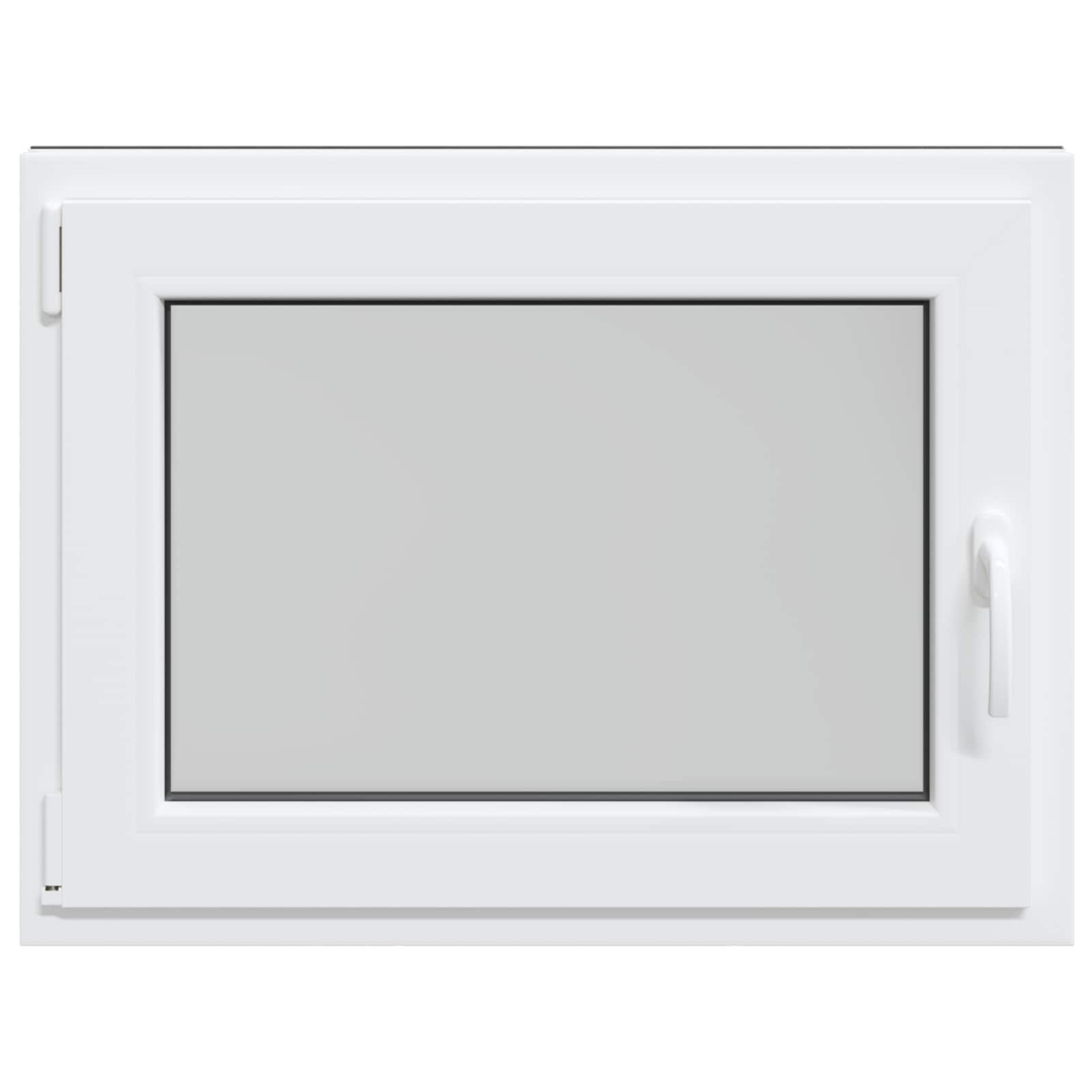 Prozor za podrum RISOR 80 x 60 cm PVC i staklo Bijela