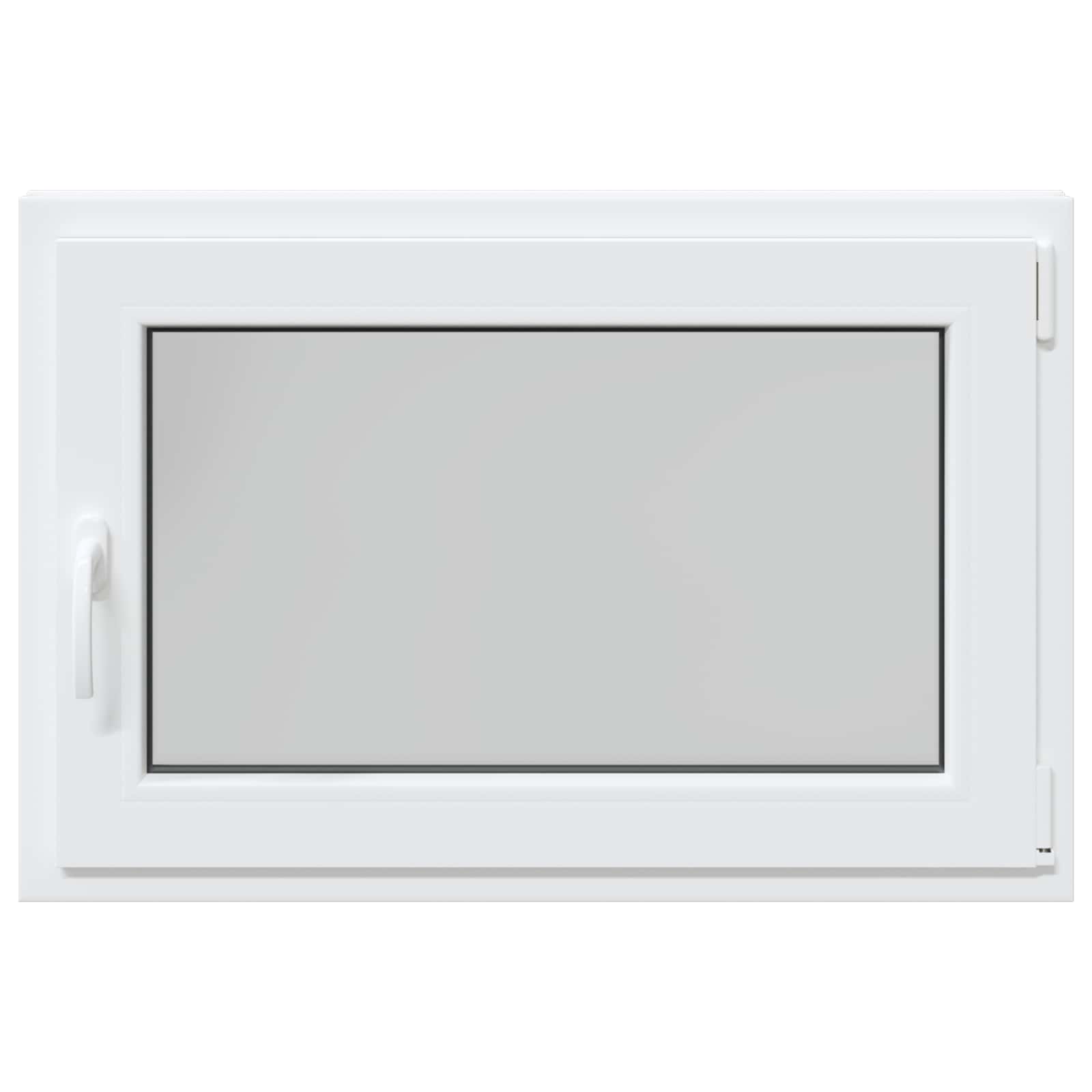 Prozor za podrum RISOR 90 x 70 cm PVC i staklo Bijela