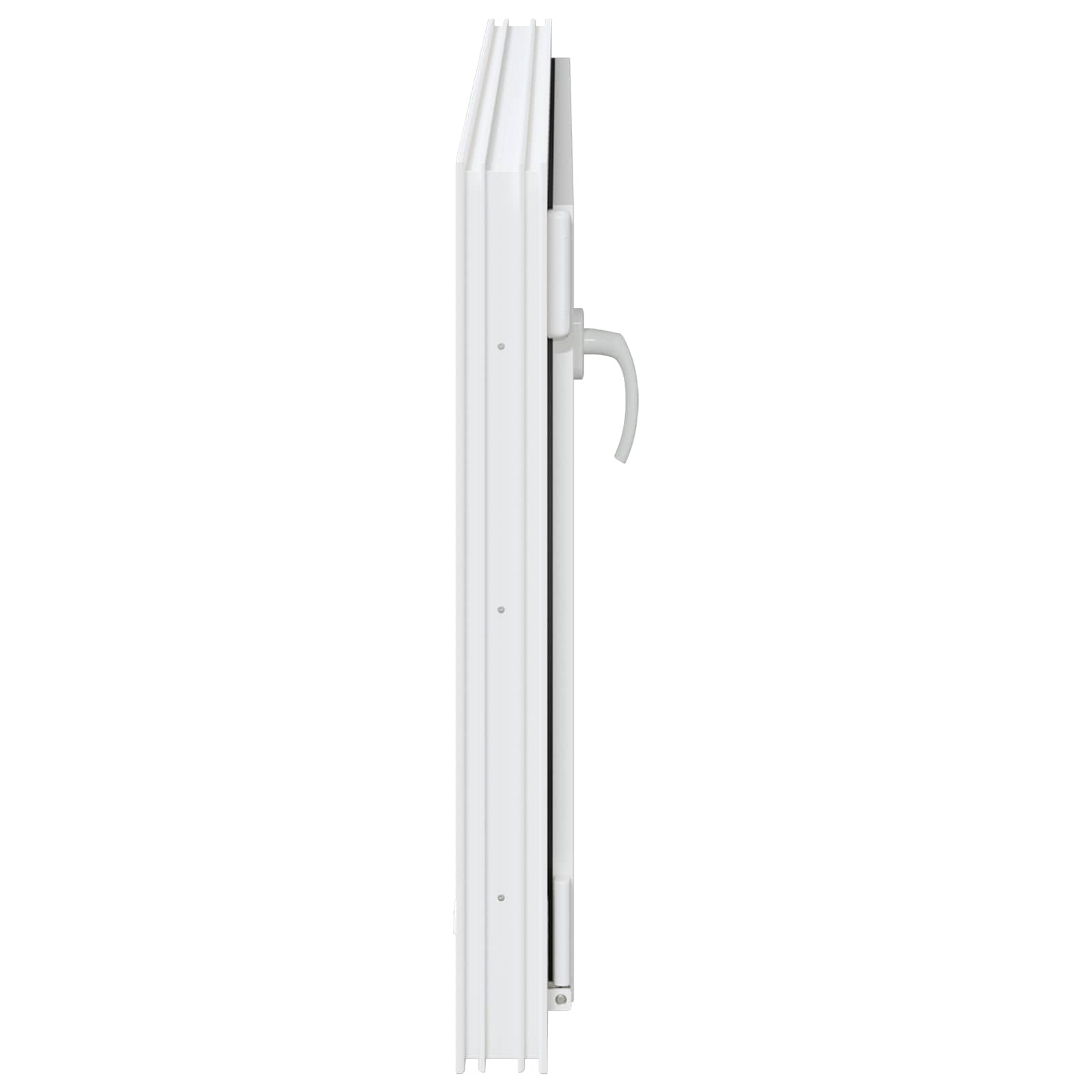 Prozor za podrum RISOR 100 x 60 cm PVC i staklo Bijela