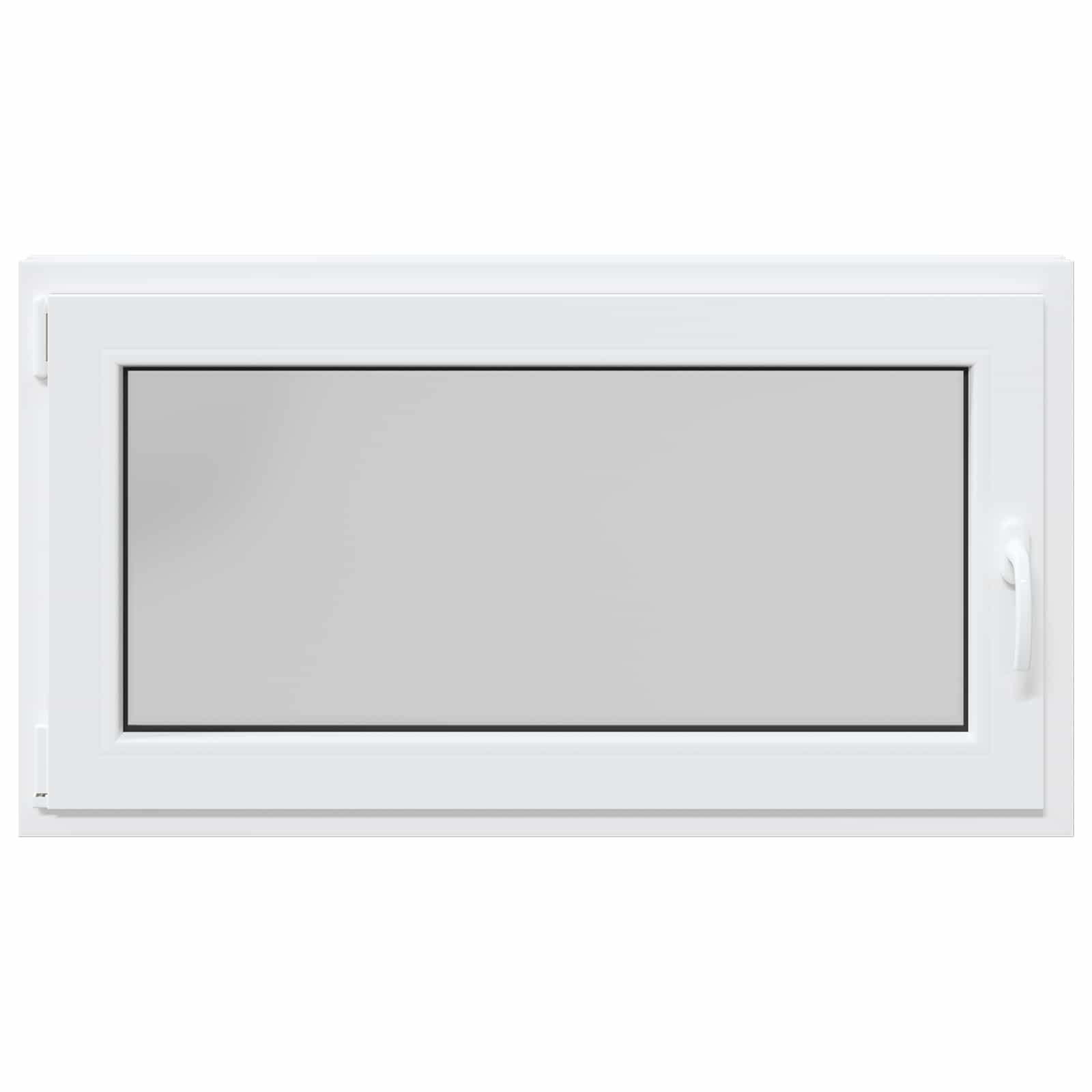 Prozor za podrum RISOR 110 x 50 cm PVC i staklo Bijela