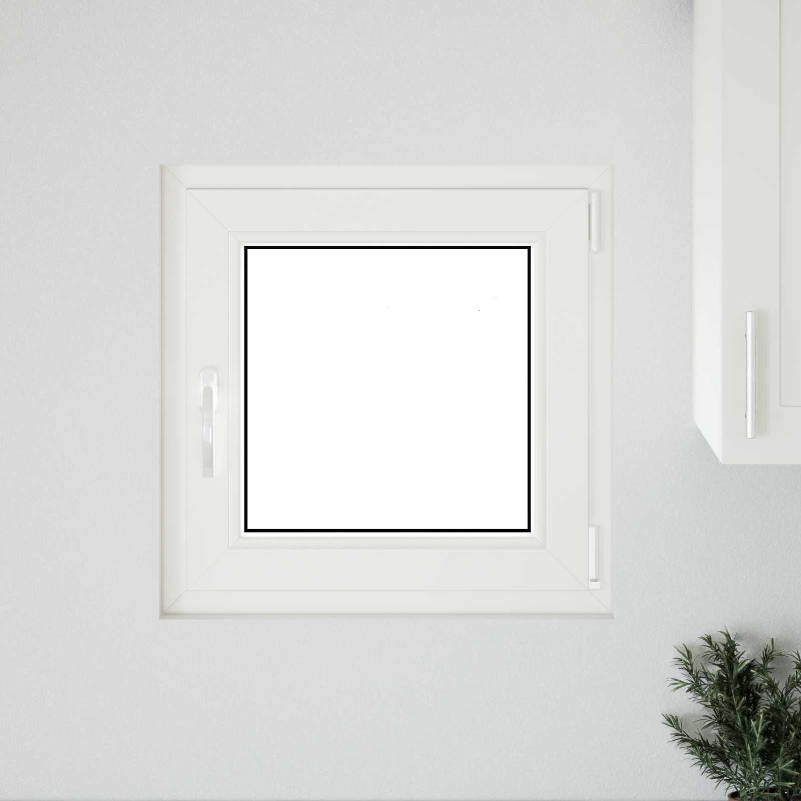 Prozor za podrum RISOR 50 x 50 cm PVC i staklo Antracit