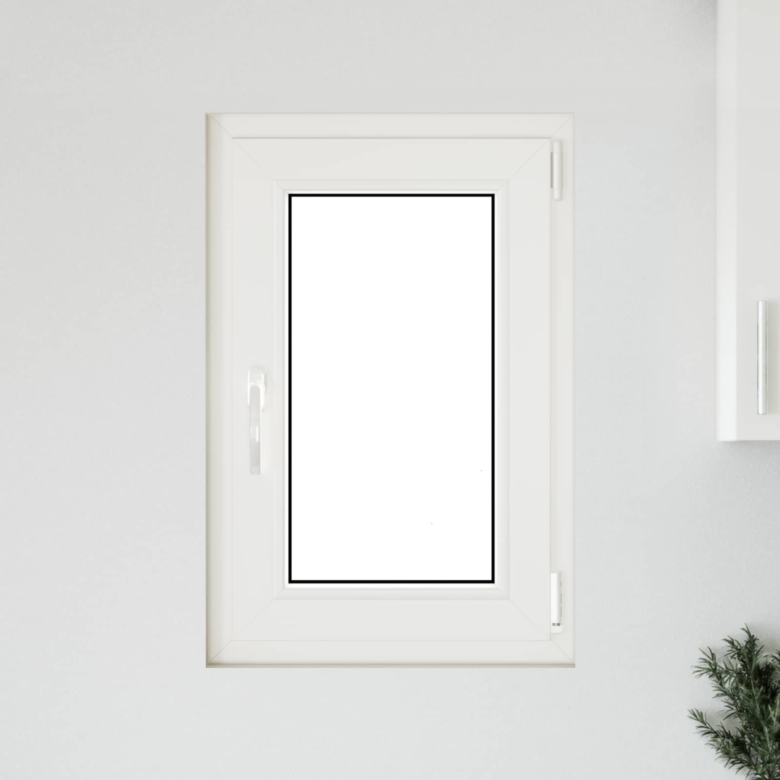 Prozor za podrum RISOR 50 x 75 cm PVC i staklo Antracit