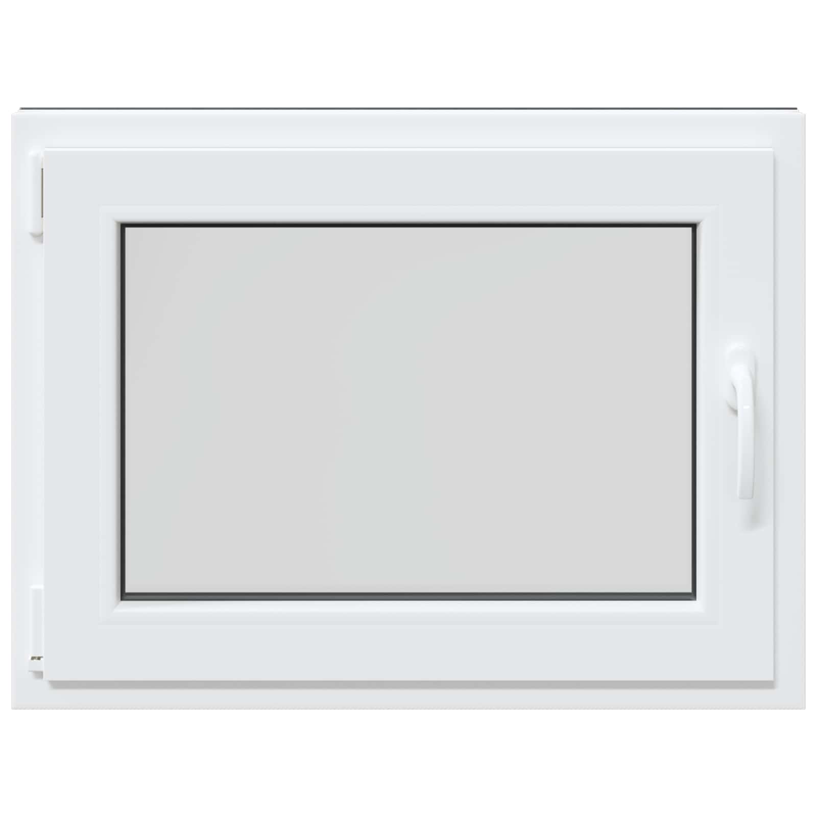 Prozor za podrum RISOR 80 x 50 cm PVC i staklo Antracit