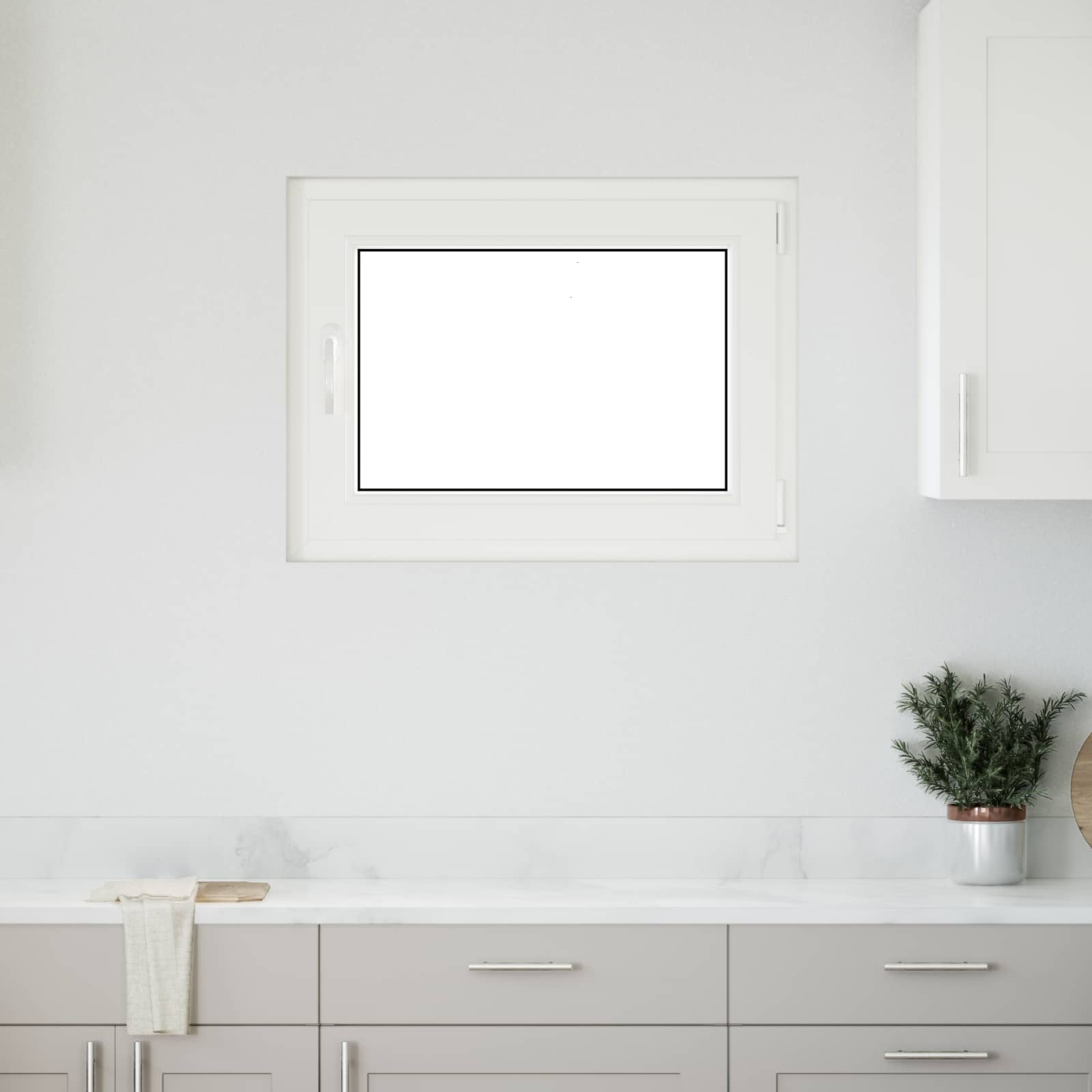 Prozor za podrum RISOR 80 x 50 cm PVC i staklo Antracit