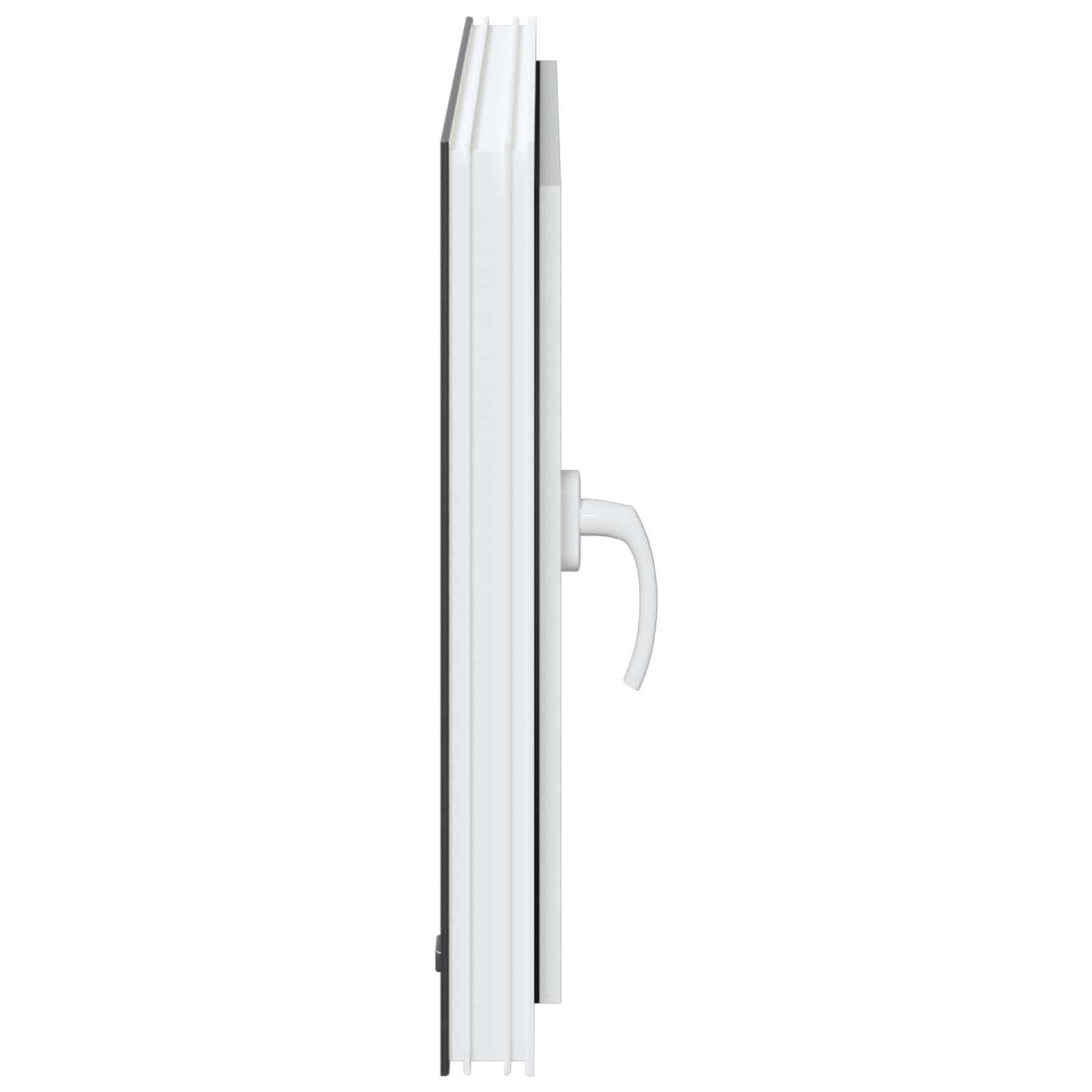 Prozor za podrum RISOR 80 x 60 cm PVC i staklo Antracit