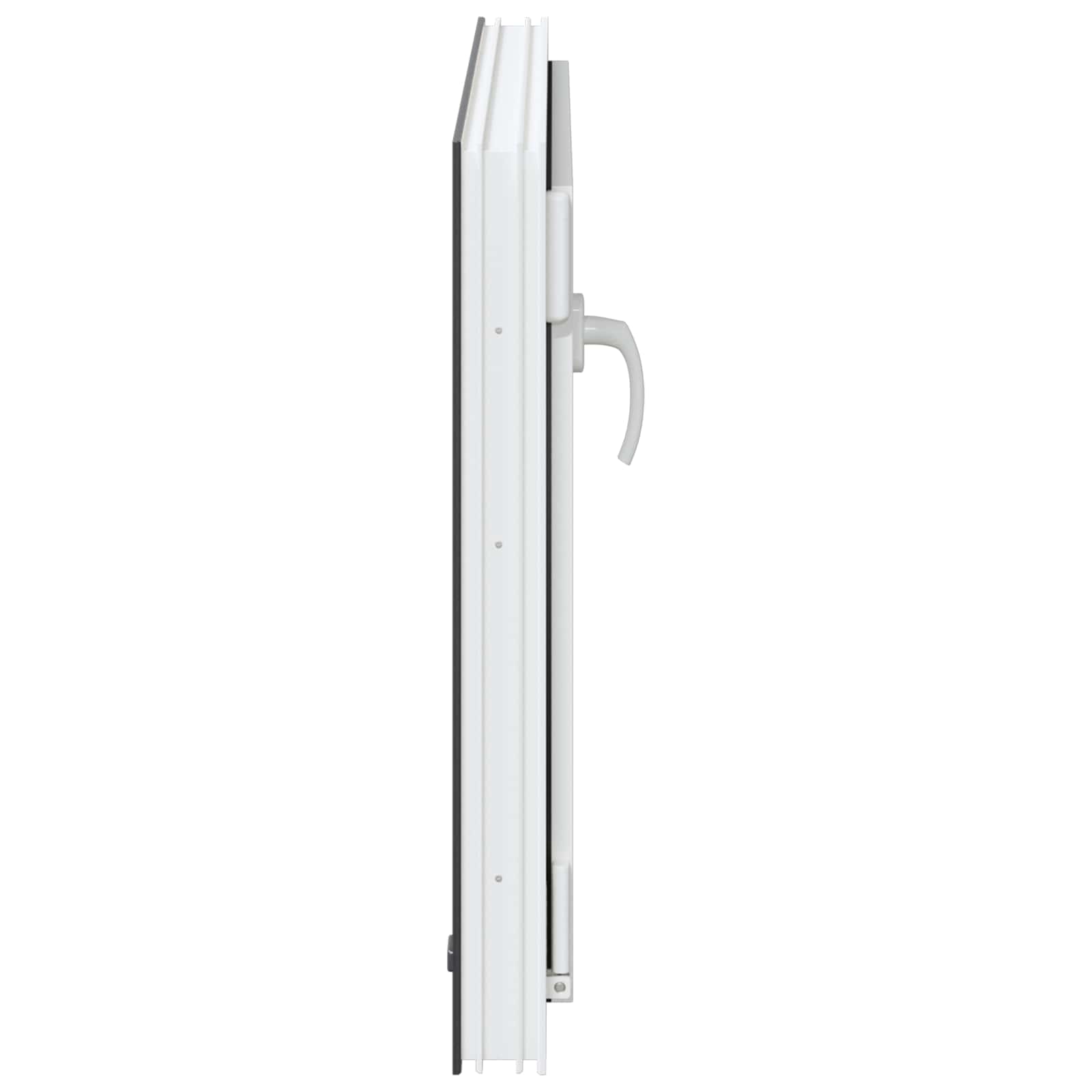 Prozor za podrum RISOR 80 x 70 cm PVC i staklo Antracit