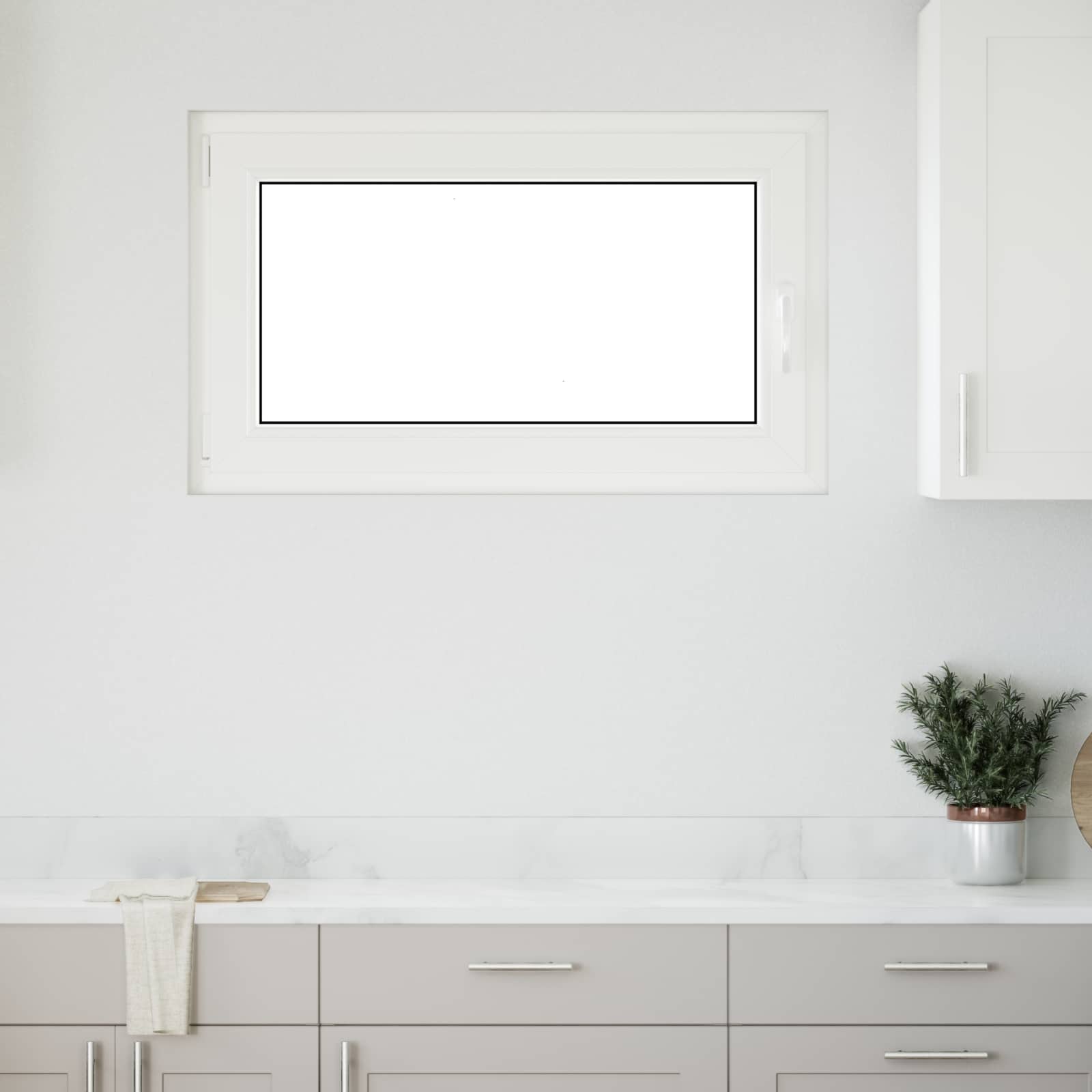 Prozor za podrum RISOR 100 x 60 cm PVC i staklo Antracit