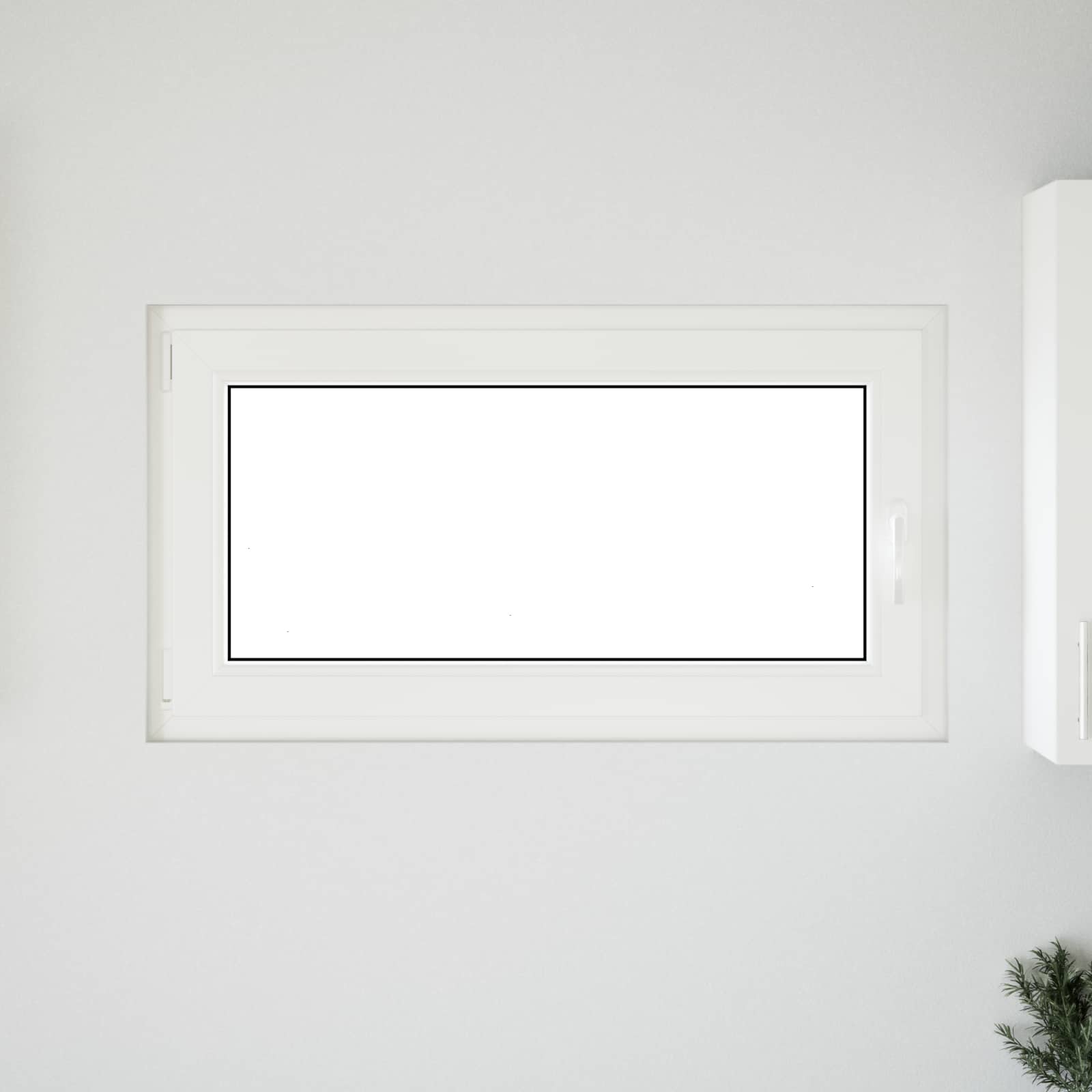 Prozor za podrum RISOR 110 x 50 cm PVC i staklo Antracit