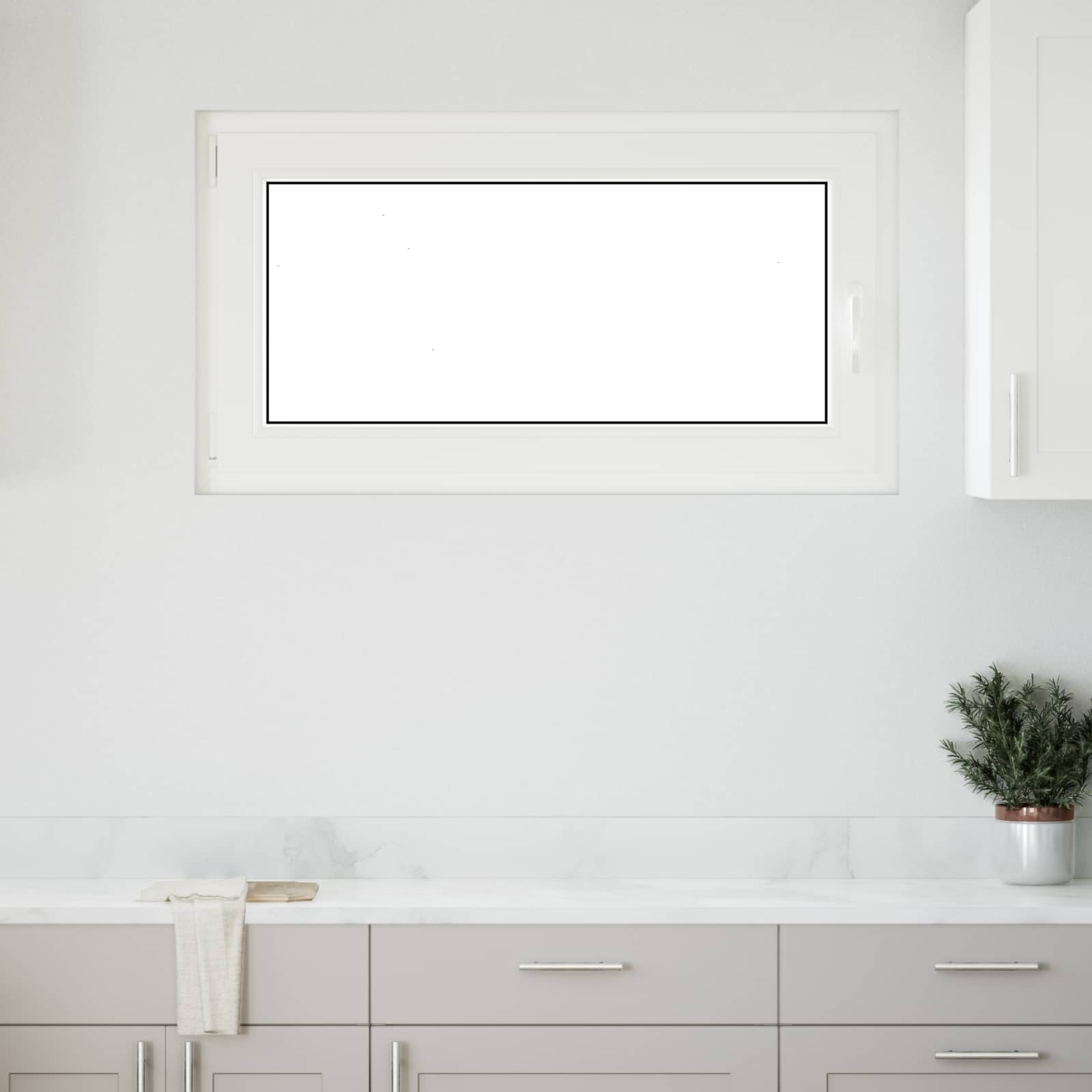 Prozor za podrum RISOR 110 x 60 cm PVC i staklo Antracit