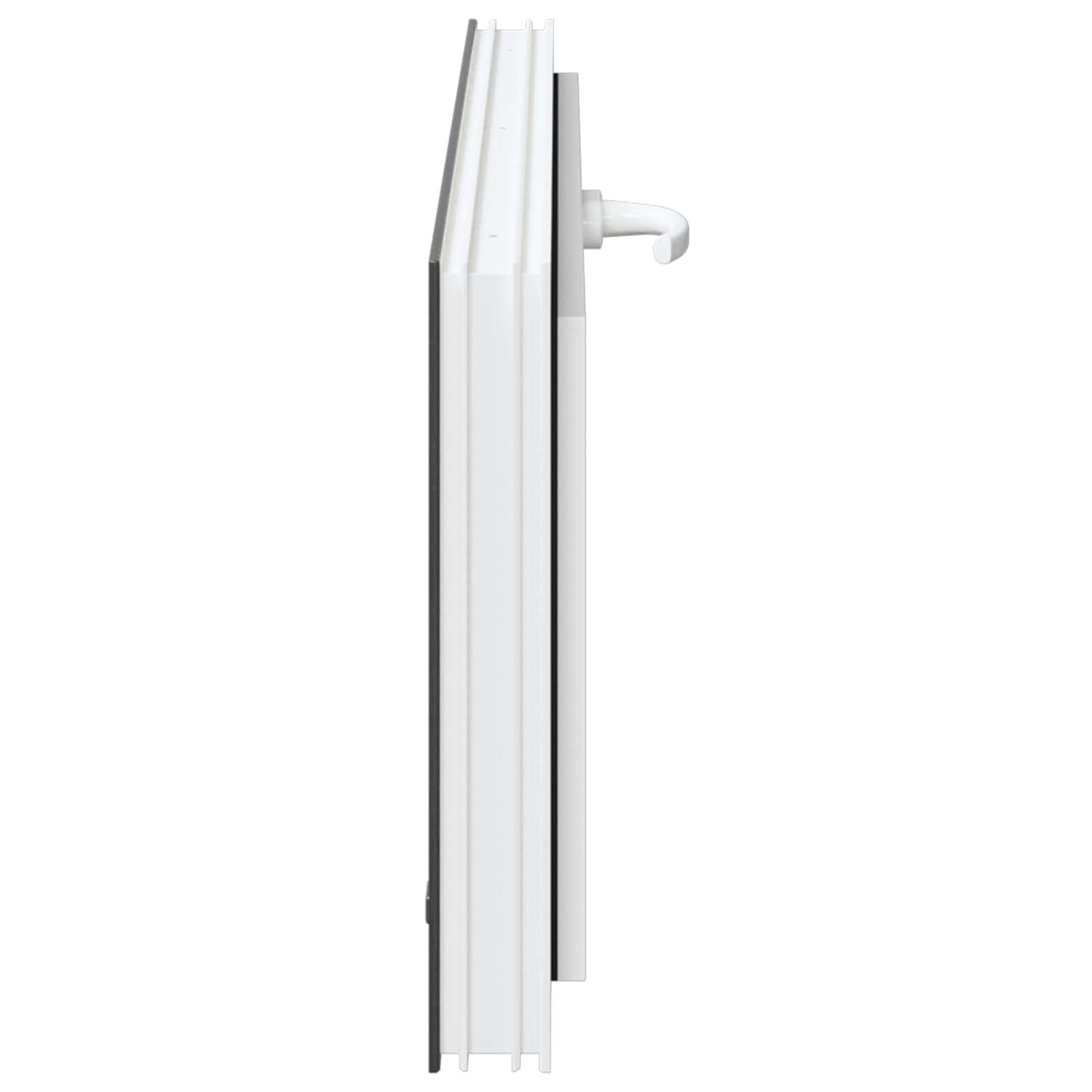 Prozor za podrum RISOR 110 x 40 cm PVC i staklo Antracit