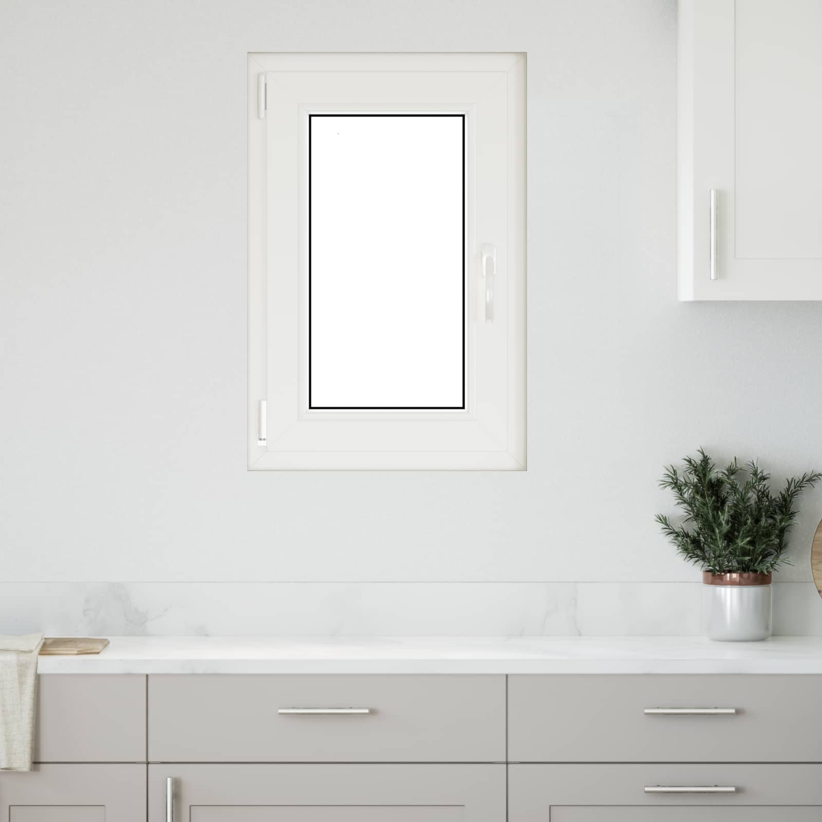 Prozor za podrum RISOR 50 x 75 cm PVC i staklo Antracit