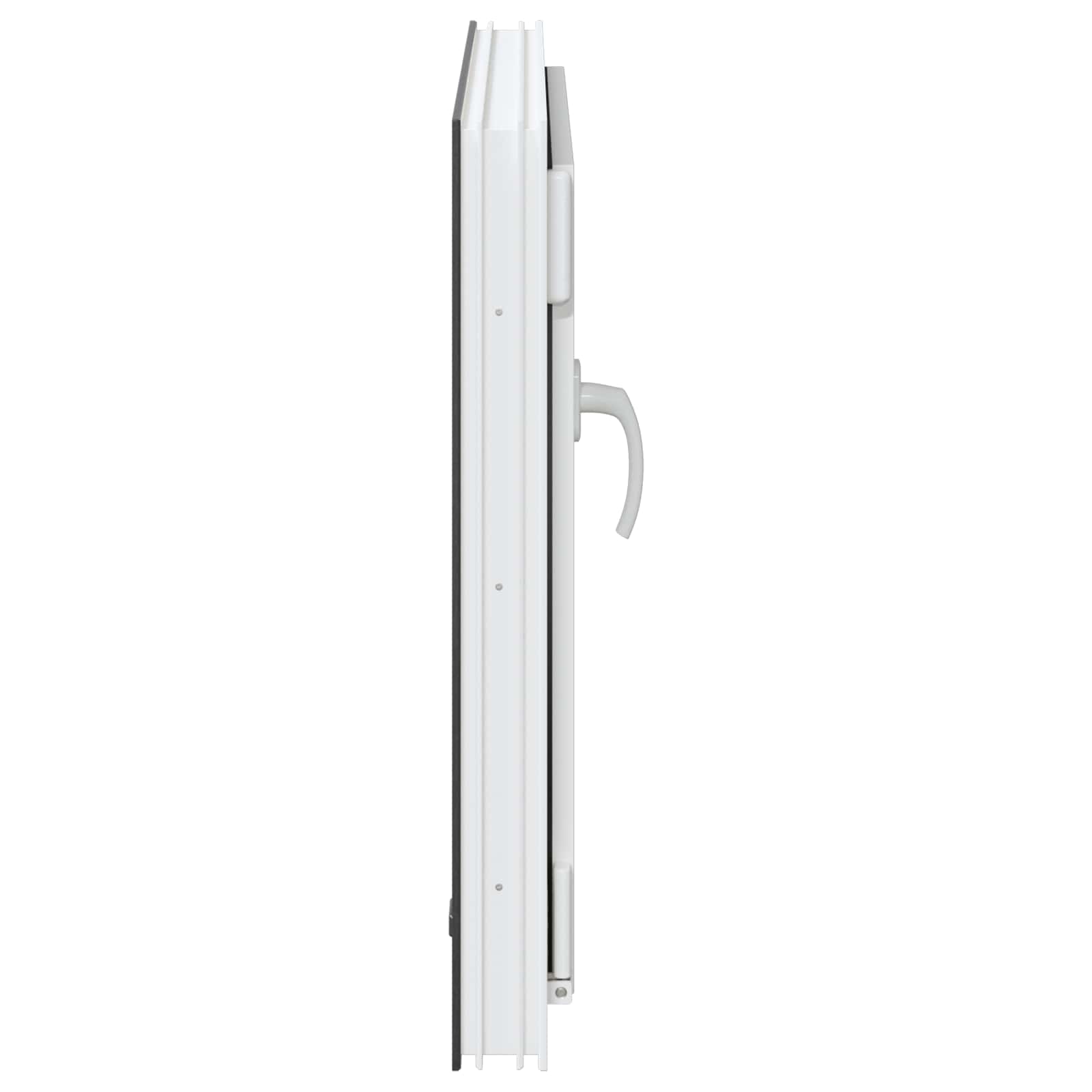 Prozor za podrum RISOR 60 x 60 cm PVC i staklo Antracit