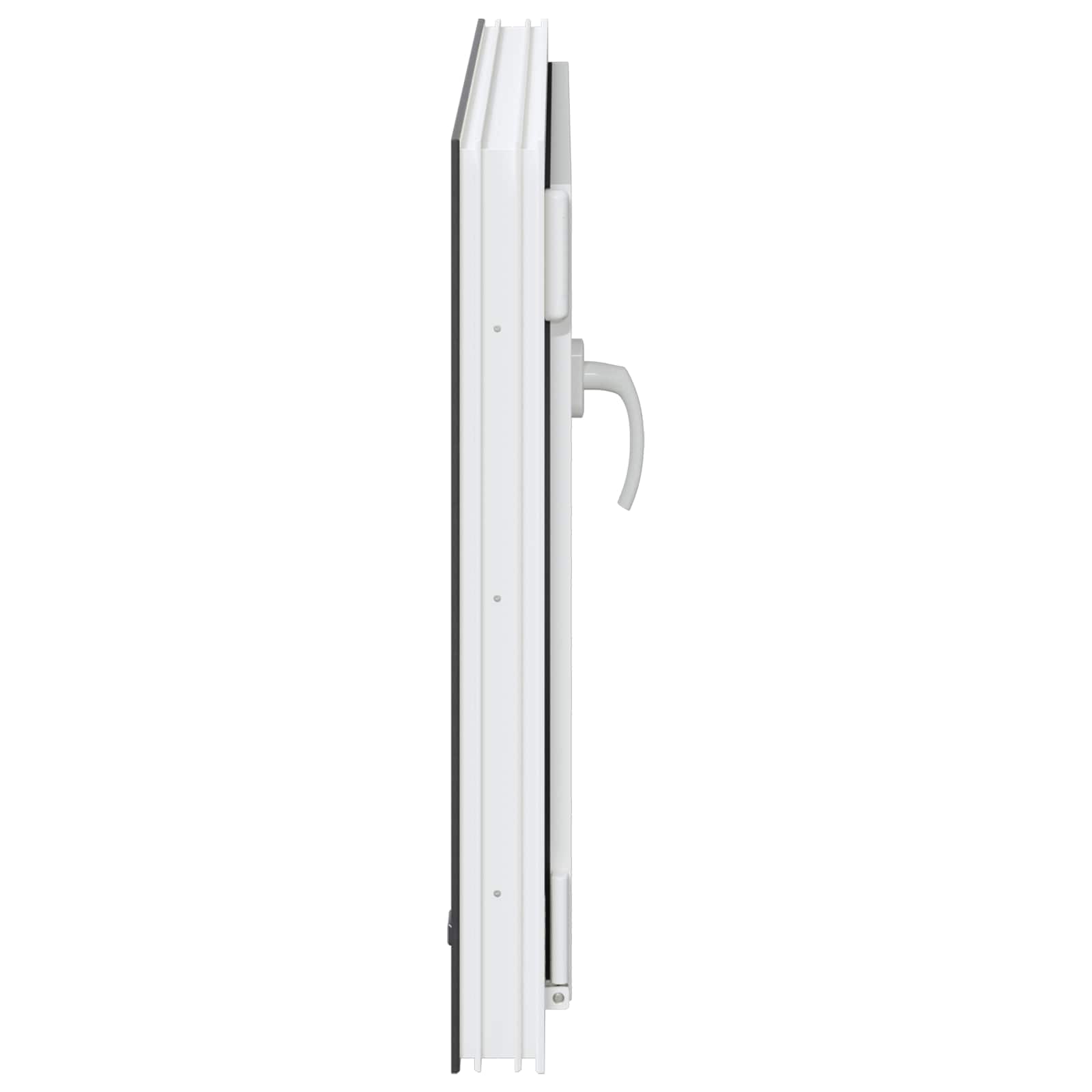 Prozor za podrum RISOR 80 x 50 cm PVC i staklo Antracit