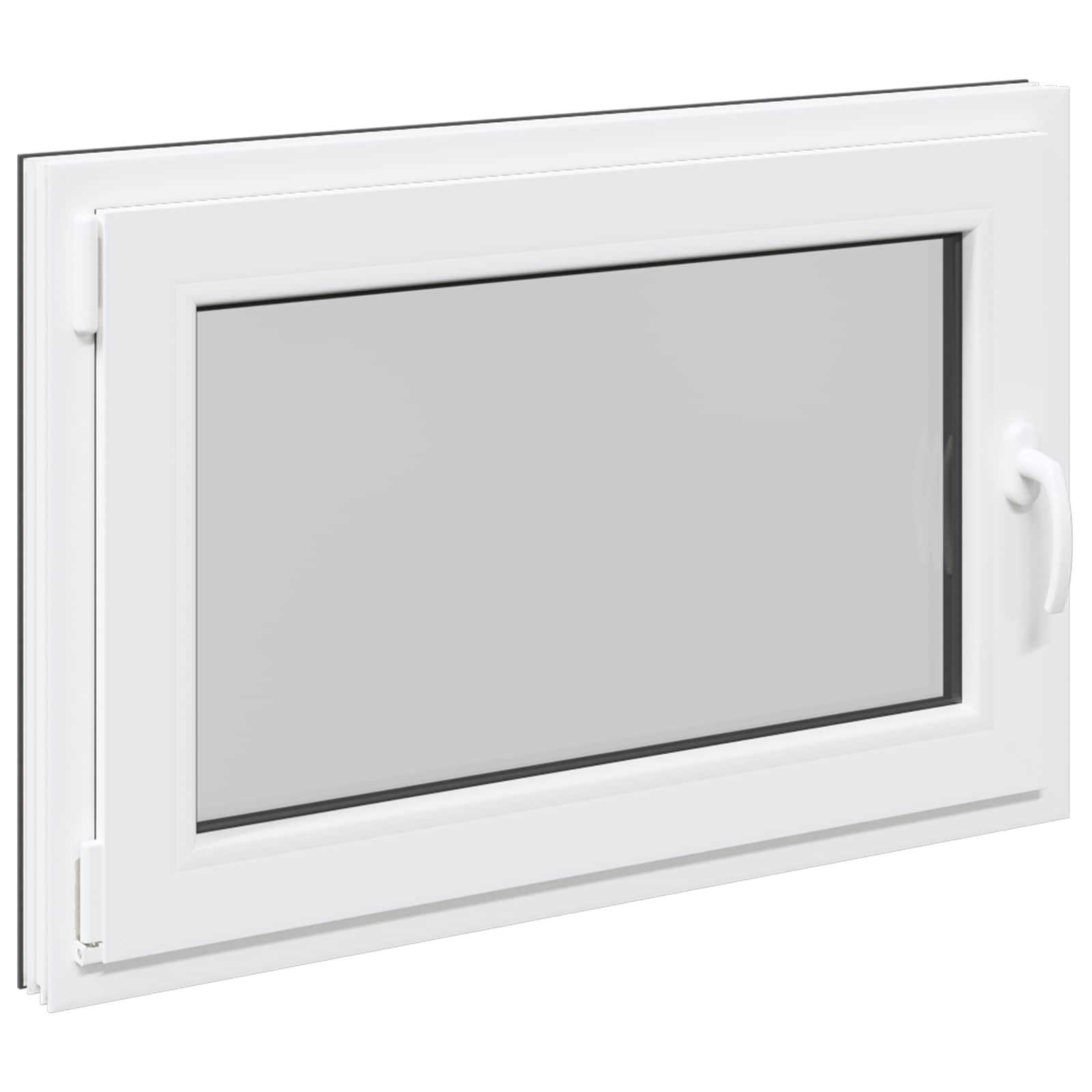Prozor za podrum RISOR 90 x 60 cm PVC i staklo Antracit