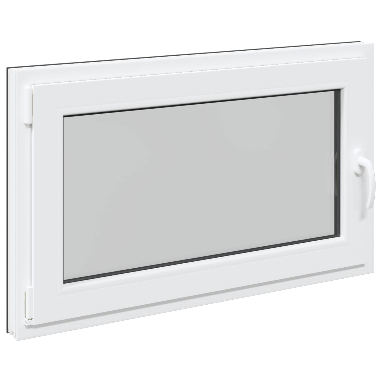 Prozor za podrum RISOR 100 x 60 cm PVC i staklo Antracit