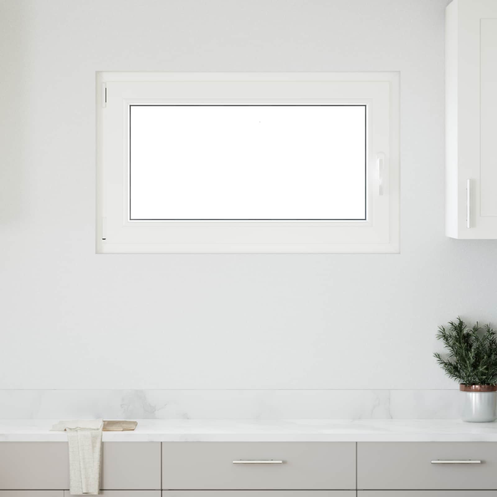 Prozor za podrum RISOR 100 x 70 cm PVC i staklo Antracit