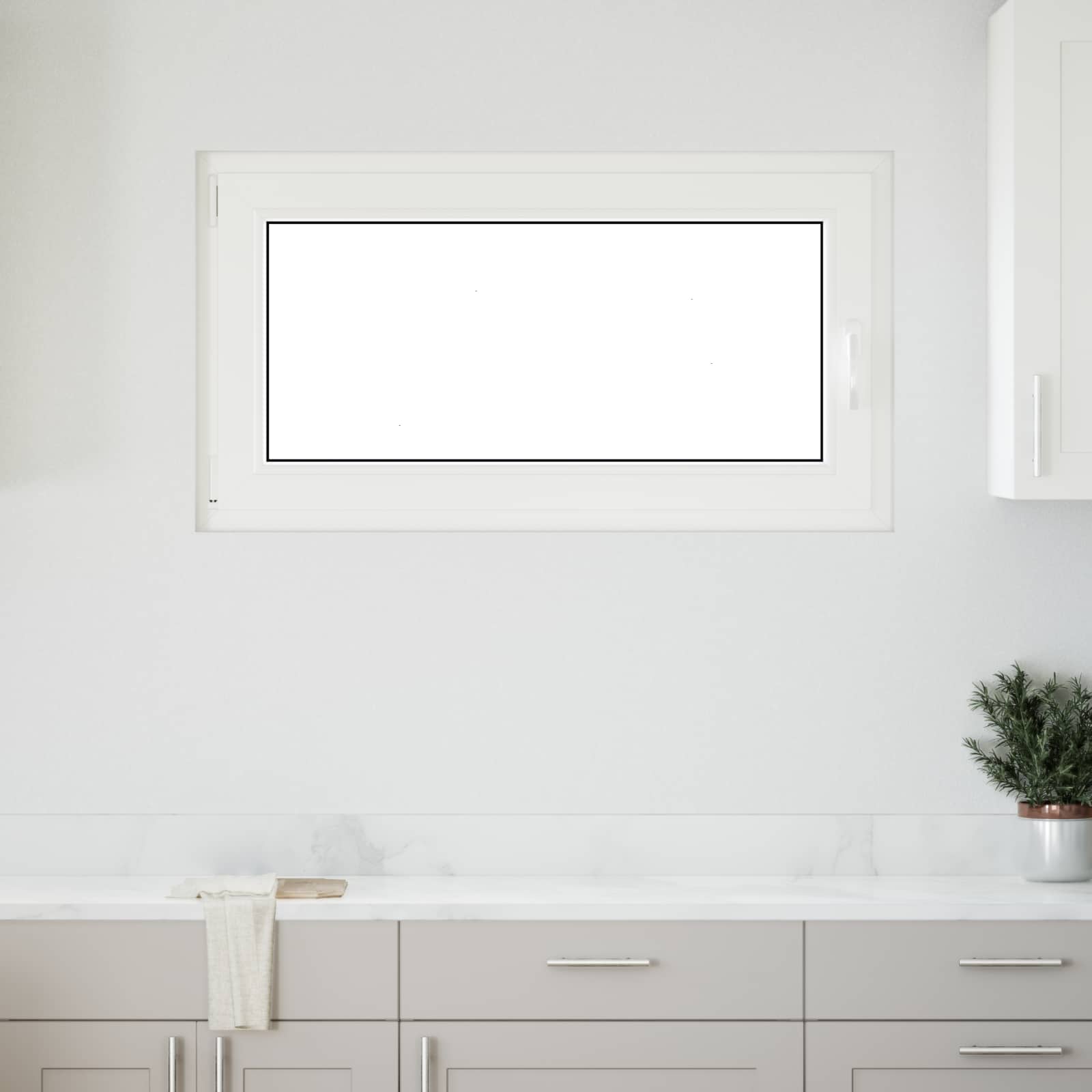Prozor za podrum RISOR 110 x 50 cm PVC i staklo Antracit