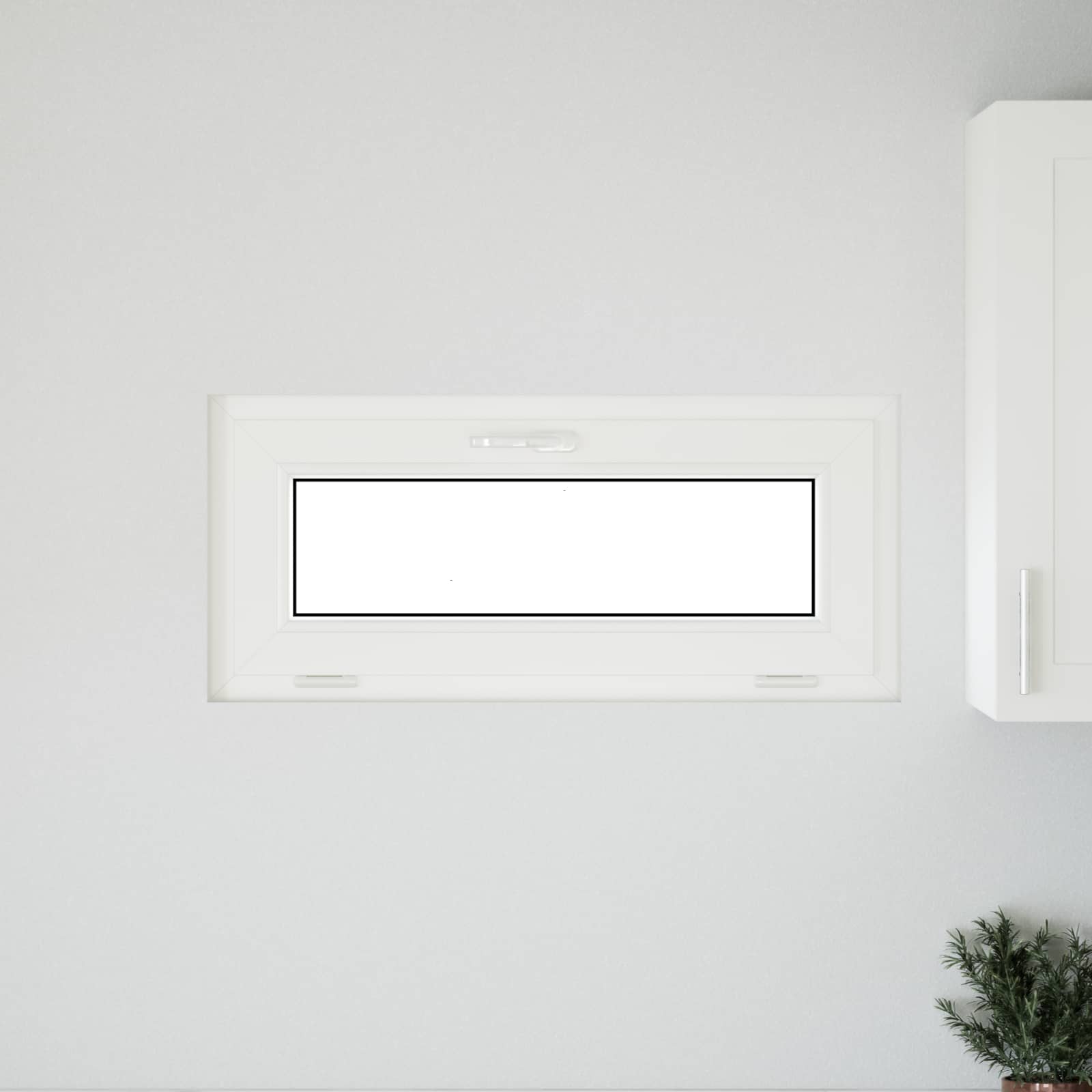 Prozor za podrum RISOR 90 x 40 cm PVC i staklo Antracit