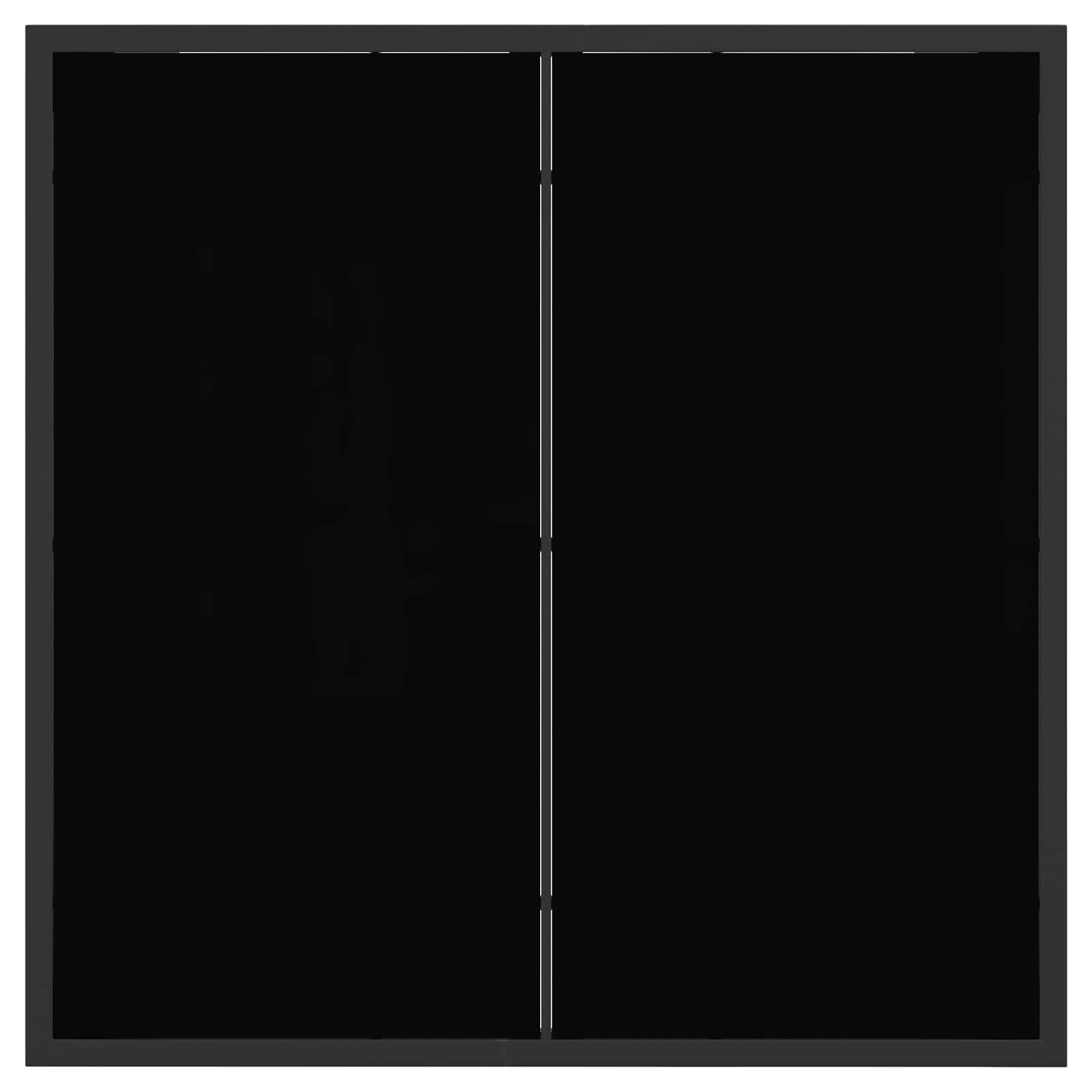 Vrtni set za objed 5 pcs Bijela i antracit 80 x 80 x 73 cm