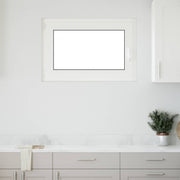 Prozor za podrum RISOR 90 x 70 cm PVC i staklo Bijela