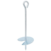 Zemaljska sidra 6 pcs Srebrna Ø10 x 30 cm Galvanizirani metal