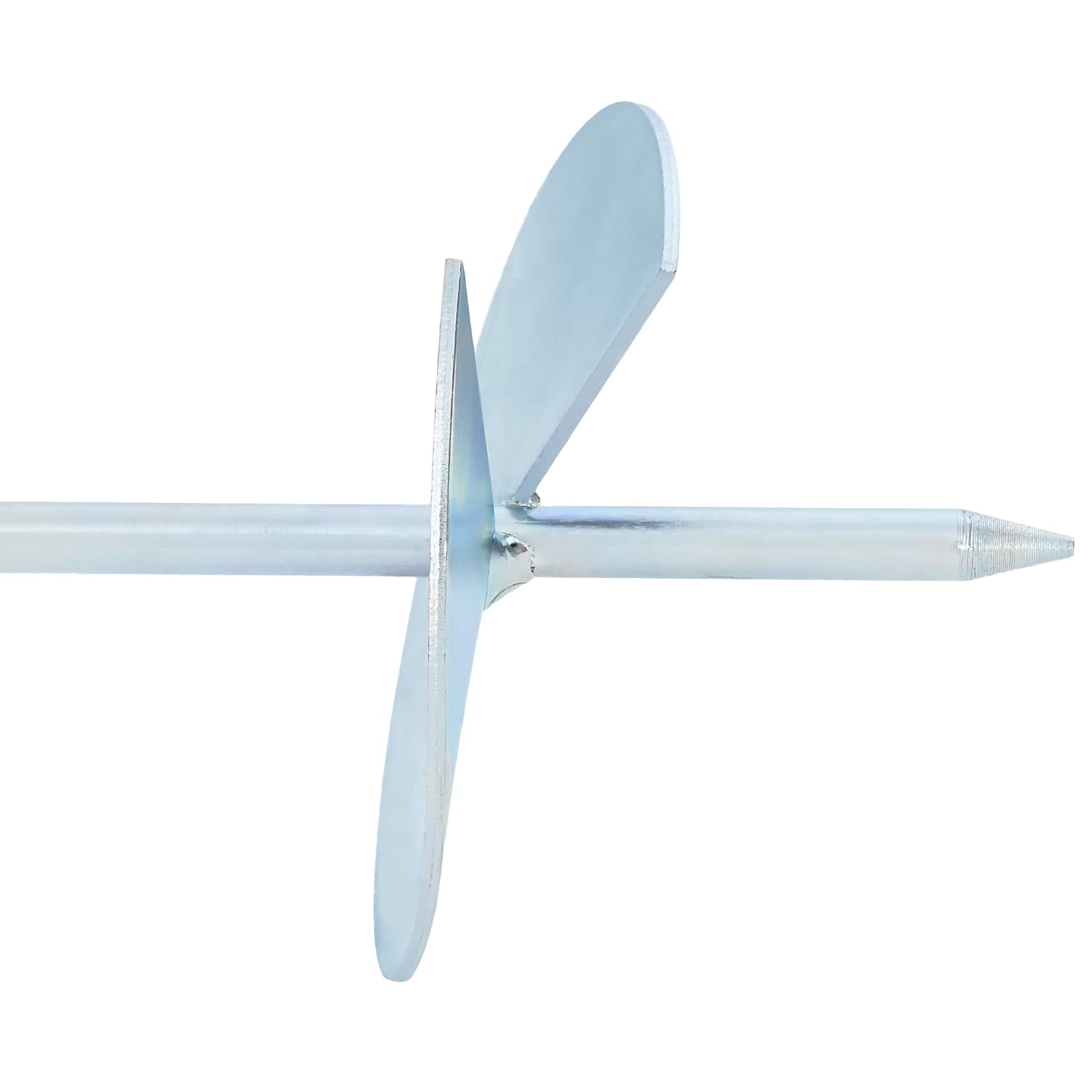 Zemaljska sidra 2 pcs Srebrna Ø10 x 40 cm Galvanizirani metal