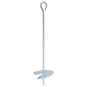 Zemaljska sidra 2 pcs Srebrna Ø10 x 40 cm Galvanizirani metal