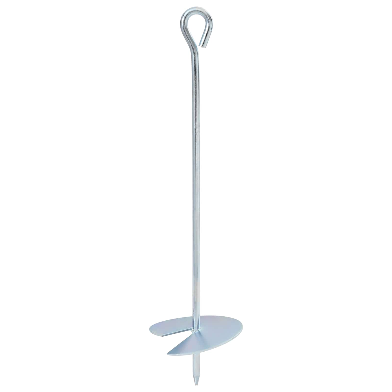 Zemaljska sidra 4 pcs Srebrna Ø10 x 40 cm Galvanizirani metal