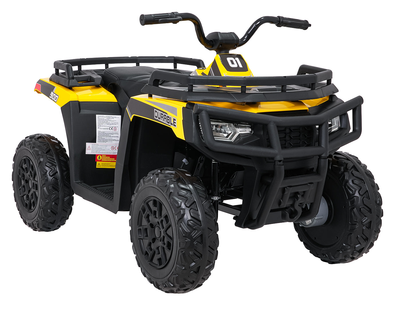 Quad na akumulator 4x4 ATV WOLF - narančasti