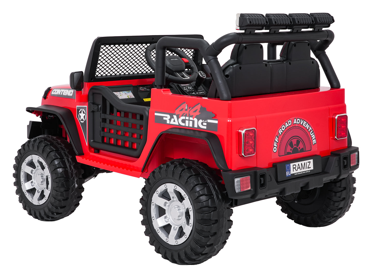Auto na akumulator Jeep BEAST 4x4 - crveni