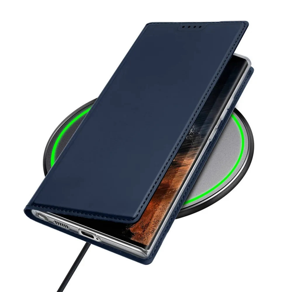 DUX DUCIS Skin Pro – preklopna torbica za Samsung Galaxy S23 Ultra plava