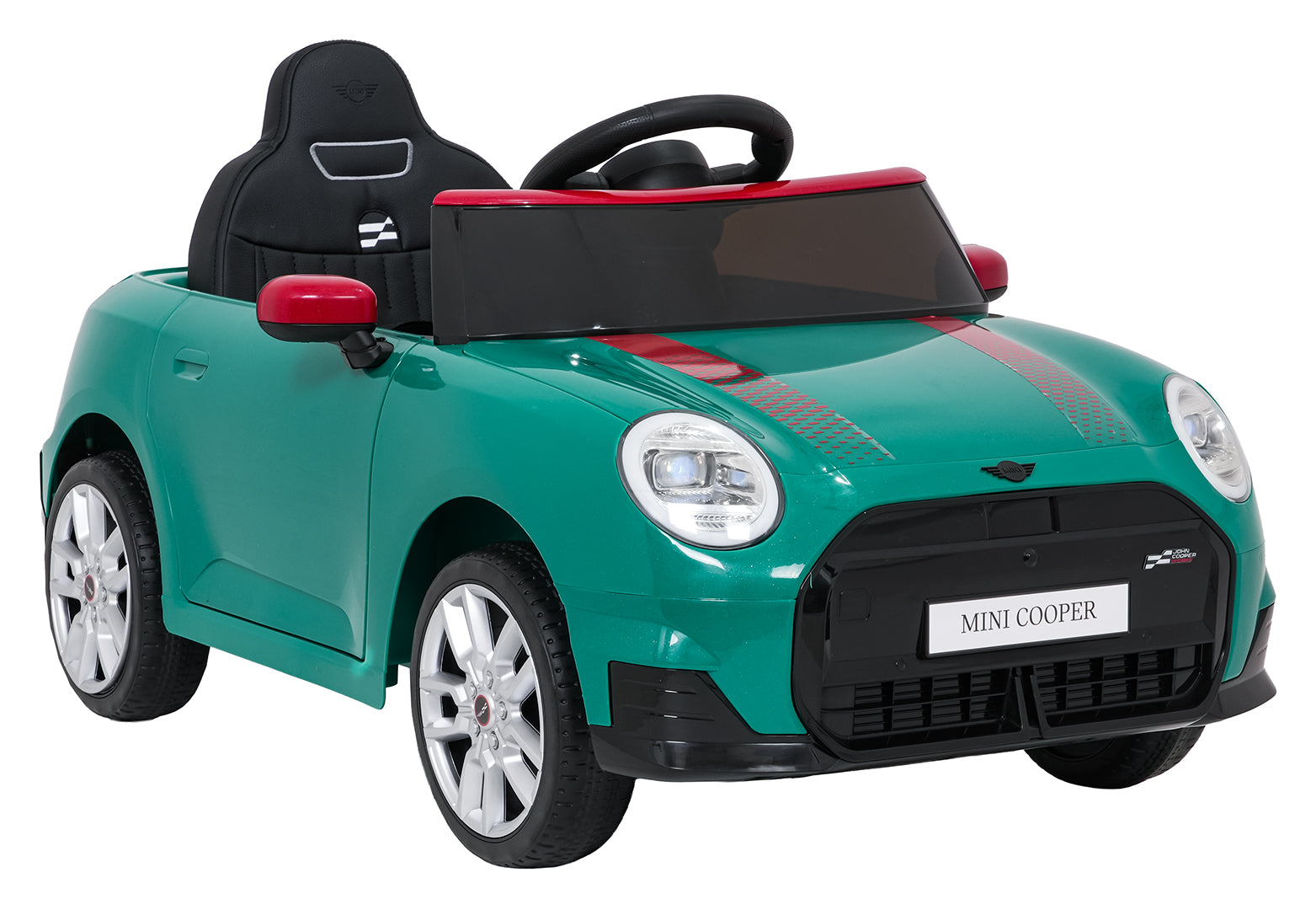 Licencirani auto na akumulator Mini Cooper - zeleni