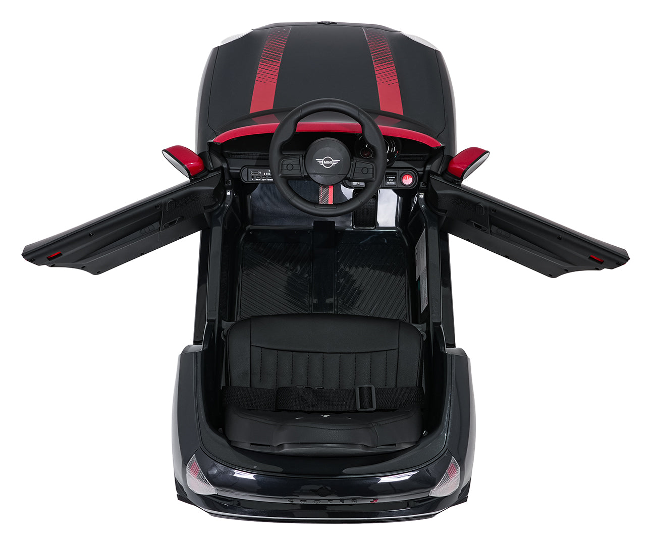 Licencirani auto na akumulator Mini Cooper - crni