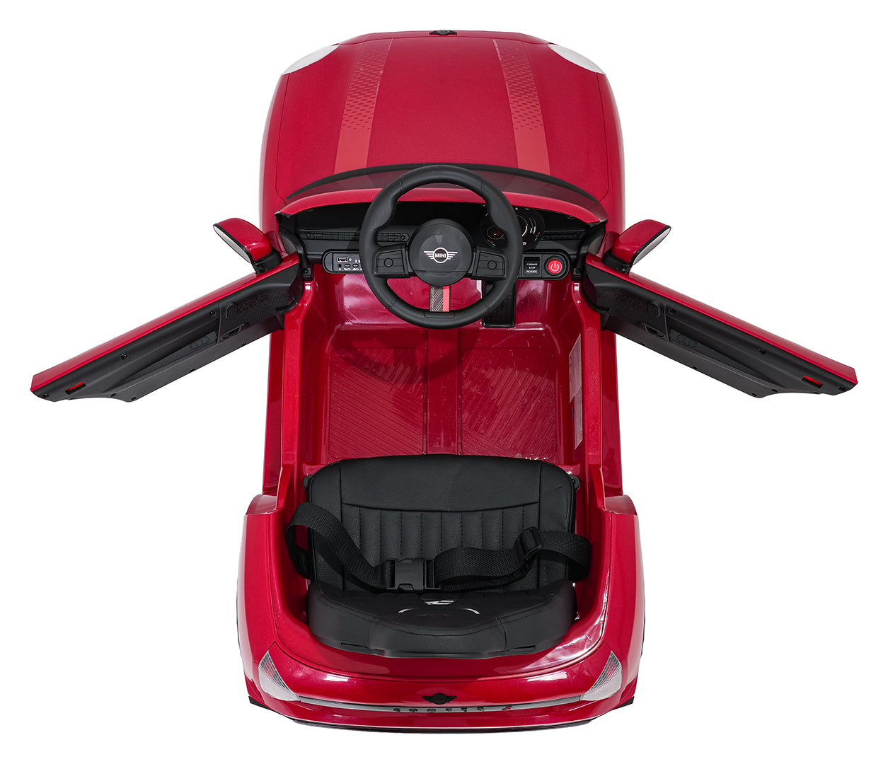 Licencirani auto na akumulator Mini Cooper - crveni