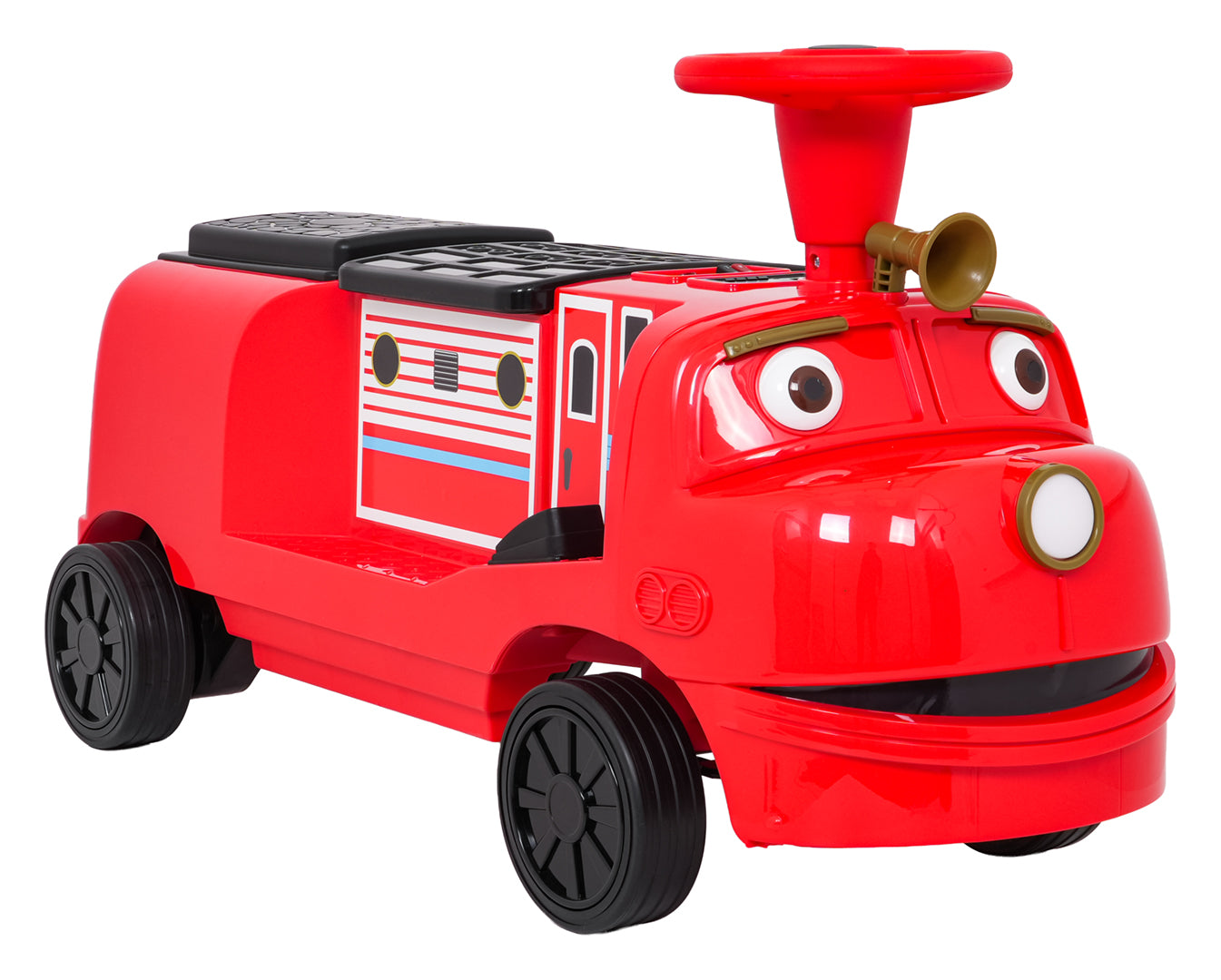 Lokomotiva na akumulator "Red Station" - dvosjed - crvena