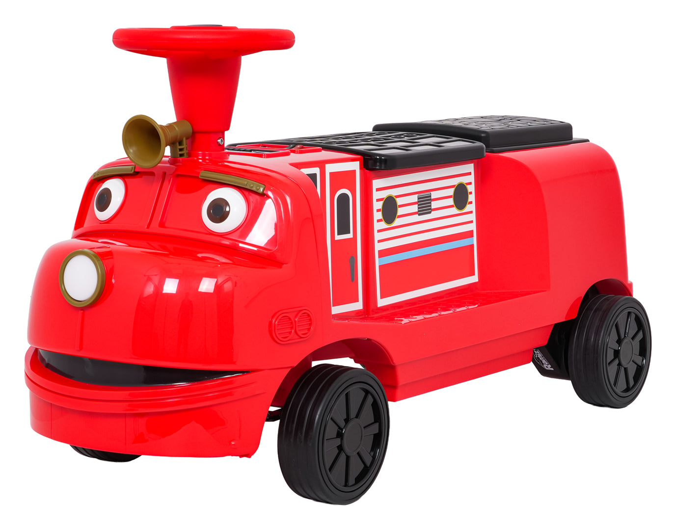 Lokomotiva na akumulator "Red Station" - dvosjed - crvena