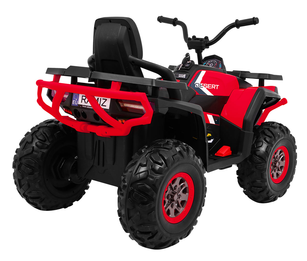 Quad na akumulator ATV Desert 4x4 - crveni