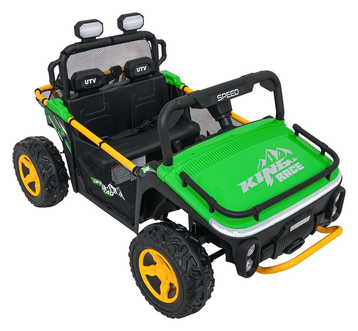 Buggy na akumulator UTV SPEED 2x80W- dvosjed - zeleni