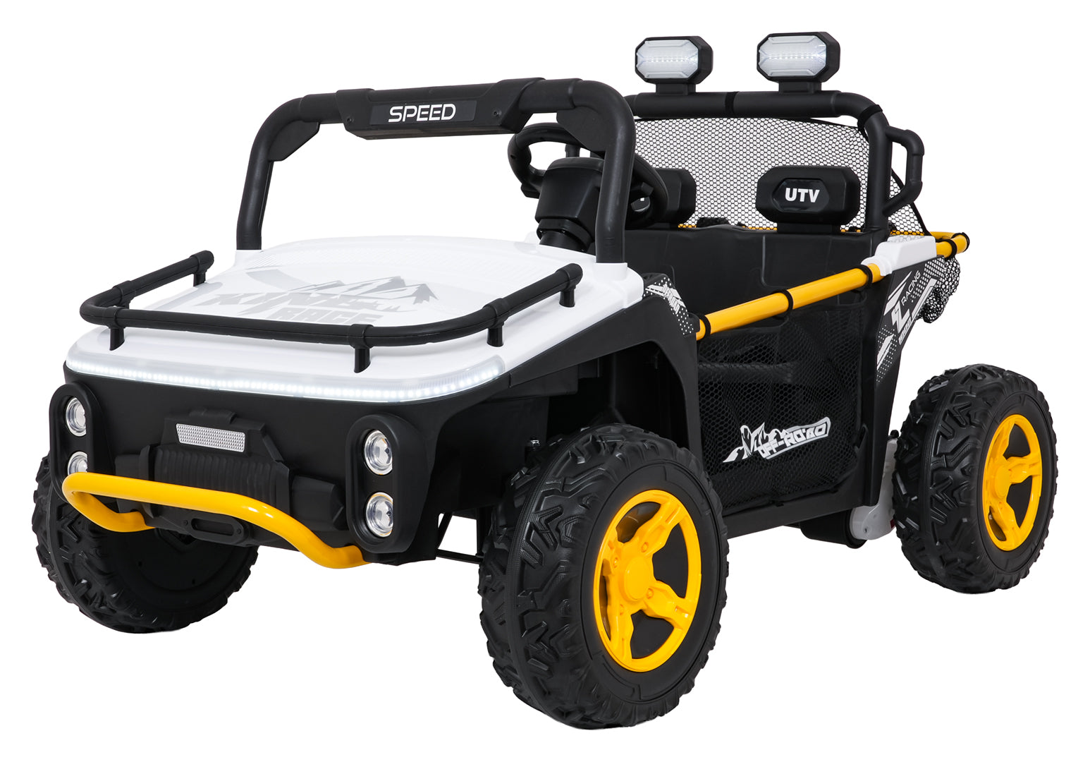 Buggy na akumulator UTV SPEED 2x80W- dvosjed - bijeli