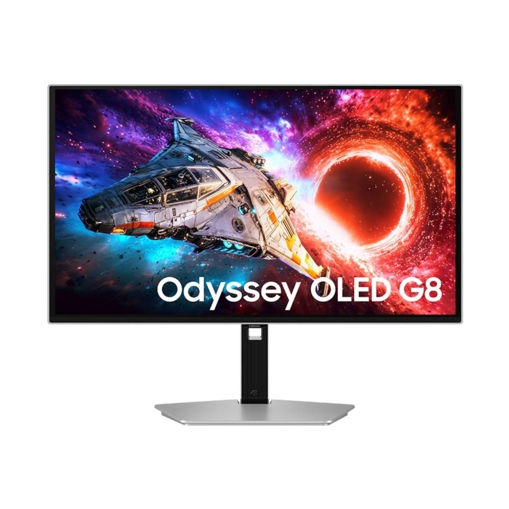 Samsung G80SH računalni monitor 68,6 cm (27") 3840 x 2160 pikseli 4K Ultra HD OLED Srebro