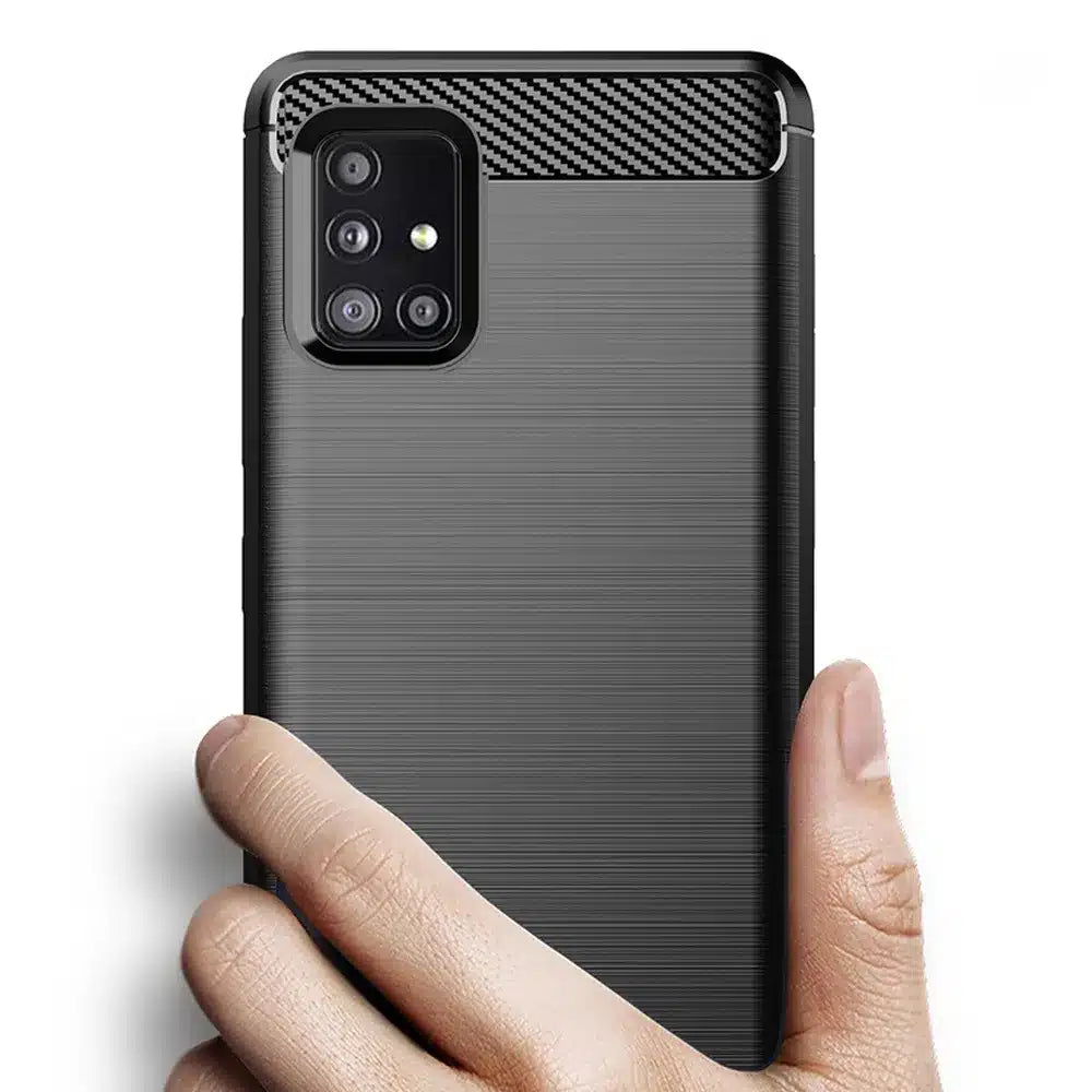 CARBON Case kryt pro SAMSUNG GALAXY A51 5G černý