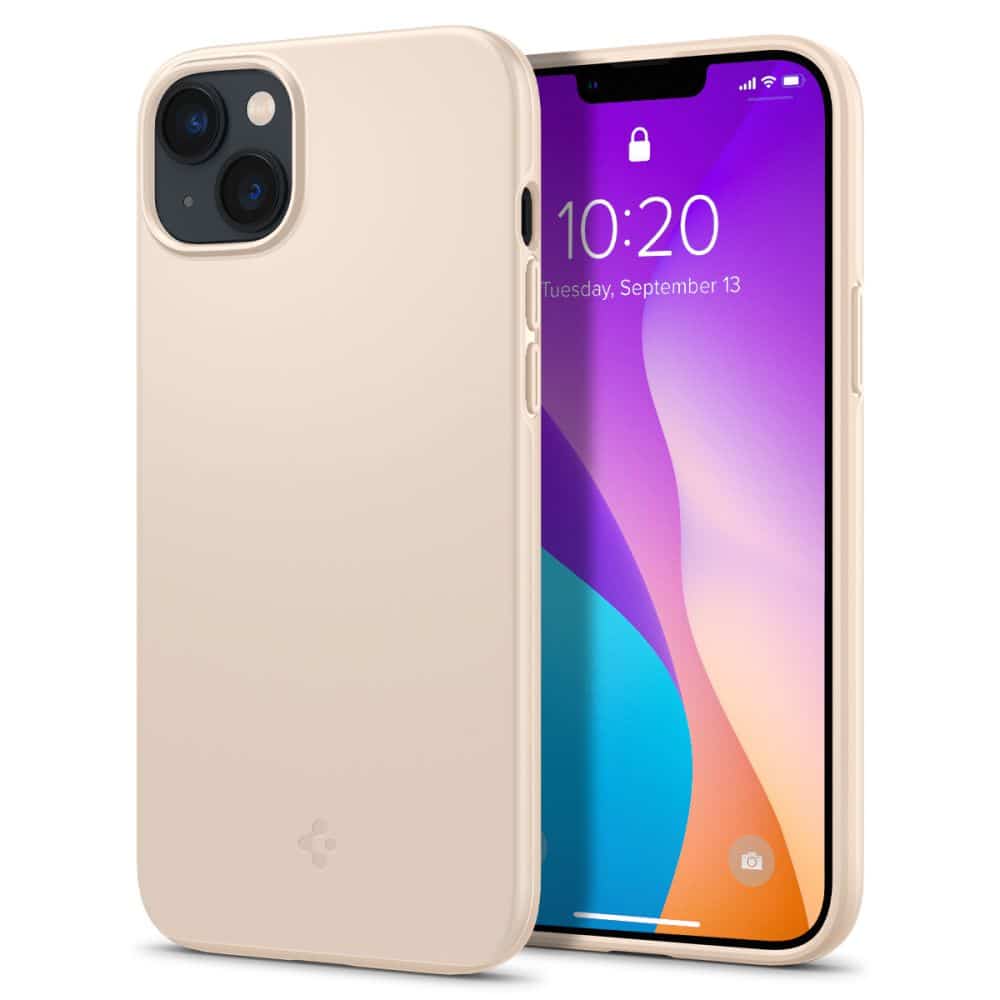 SPIGEN THIN FIT MASKA ZA IPHONE 14 PLUS/ 15 PLUS SAND BEIGE