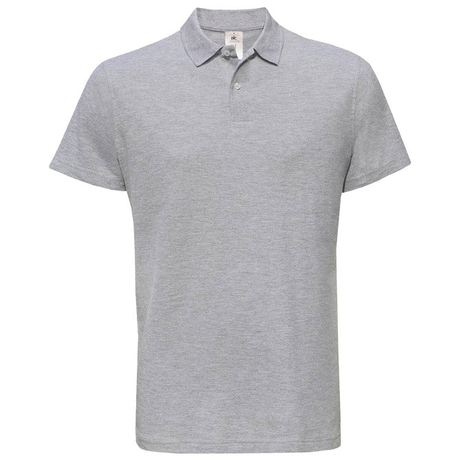MAJICA KRATKI RUKAVI POLO B&C ID.001 180G SVIJETLO SIVA XL