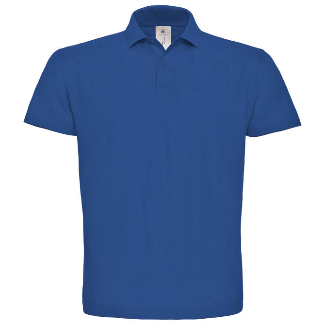 MAJICA KRATKI RUKAVI POLO B&C ID.001 180G ZAGREBAČKO PLAVA S