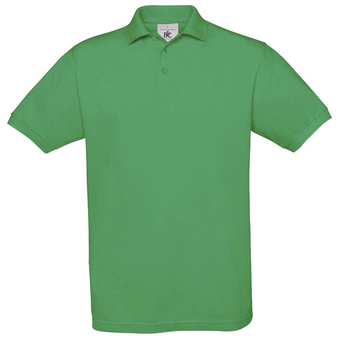 MAJICA KRATKI RUKAVI B&C SAFRAN POLO 180G TRAVA ZELENA L-EOL!!