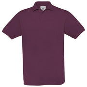 MAJICA KRATKI RUKAVI B&C SAFRAN POLO 180G BORDO 2XL-EOL!!
