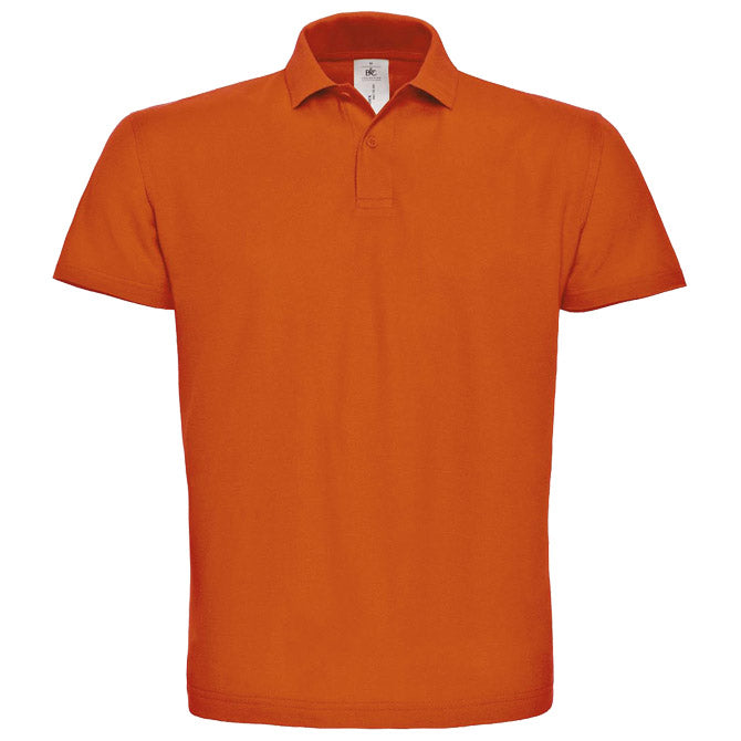 MAJICA S KRATKIMI ROKAVI POLO B&C ID.001 180G ORANŽNA L