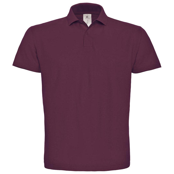 MAJICA KRATKI RUKAVI POLO B&C ID.001 180G BORDO 2XL