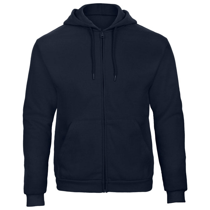 MAJICA DUGI RUKAVI ZIP B&C ID.205 270G TAMNO PLAVA 2XL